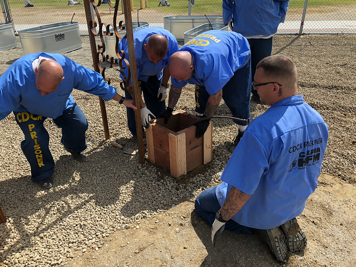 Avenal State Prison garden